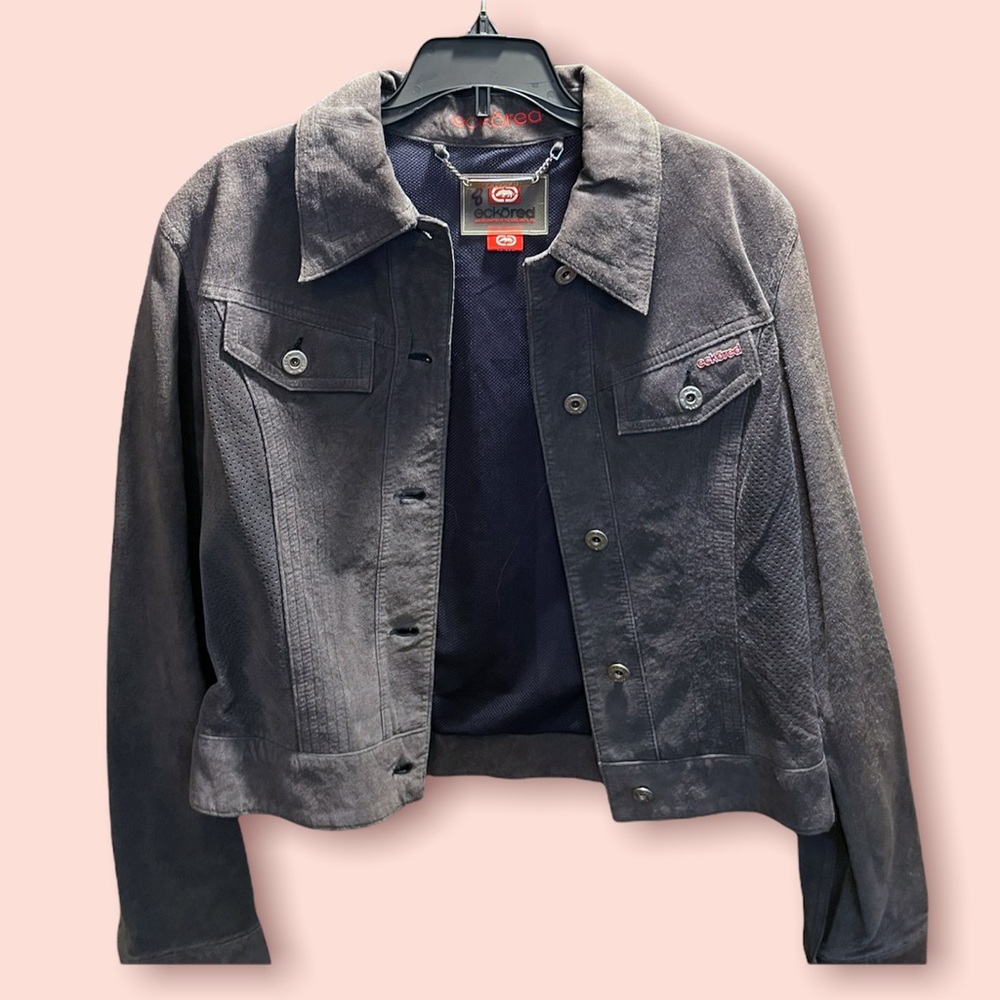 Eckōred🧊Suede Blazer Jacket